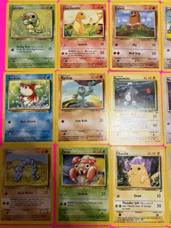 60/130 Vintage Wizards Of The Coast 2000 Pokemon Base Set 2 Lot NM-HP No Doubles - Image 4