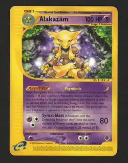 Alakazam 33/165 Rare MP Expedition Base Set Pokemon TCG - Image 3