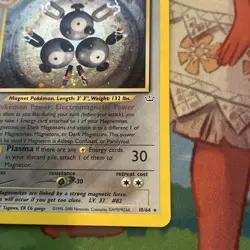 Pokemon TCG Magneton Holo Rare 10/64 Neo Revelation Unlimited - Image 5