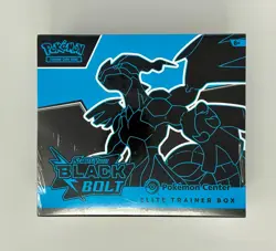 Pokemon Scarlet and Violet Black Bolt Pokemon Center Elite Trainer Box ETB - Image 1