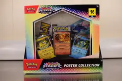 Pokemon TCG Prismatic Evolutions Poster Collection Box Lot of 6 Boxes w/ Display - Image 1