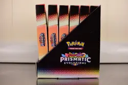 Pokemon TCG Prismatic Evolutions Poster Collection Box Lot of 6 Boxes w/ Display - Image 2