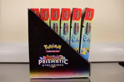 Pokemon TCG Prismatic Evolutions Poster Collection Box Lot of 6 Boxes w/ Display - Image 4