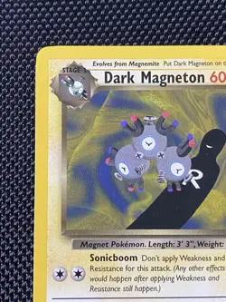 Dark Magneton 28/82 Non Holo Team Rocket Unlimited Vintage Pokemon TCG LP/NM - Image 2