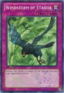 Windstorm of Etaqua - BP02-EN177 - Mosaic Rare 1st Ed Yugioh Konami Authentic - Image 1