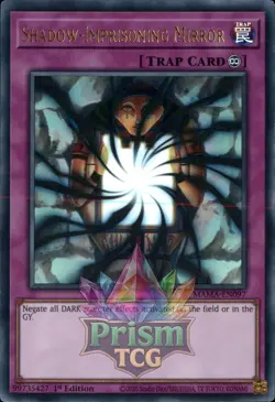 1st ed Shadow-Imprisoning Mirror ultra rare MAMA-EN097 Yugioh - Image 1