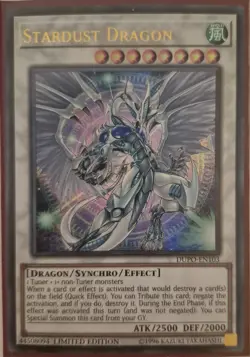 YuGiOh Stardust Dragon Ultra Rare DUPO-EN103 - Image 1