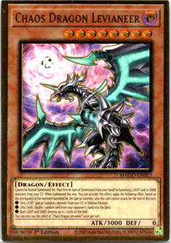 Chaos Dragon Levianeer (Alternate Art) - MAGO-EN017 - Premium Gold Rare Yugioh - Image 1