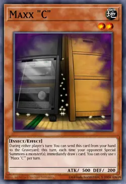Yugioh RA04-EN150 - Maxx "C" - Platinum Secret Rare - Image 1