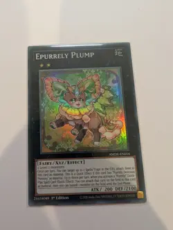 Epurrely Plump - AMDE-EN016 - Super Rare - 1st Edition Yugioh - Image 1