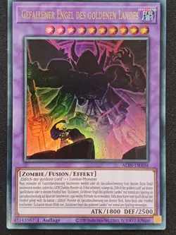 Gefallener Engel Des Goldenen Landes ALIN-DE036 Ultra Rare DE NM YUGIOH - Image 1