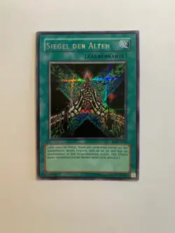 Yugioh Karte: Siegel der Alten (PCK-G003) - Secret Rare, Deutsch, Vintage, Promo - Image 1
