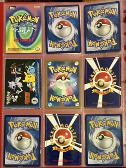 Vintage Pokemon Card Collection - No Binder Lot 5 Pages - Holo - Modern LP/NM - Image 4