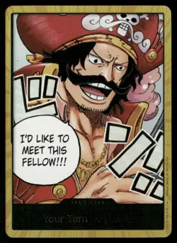 DON!! Card (Gol.D.Roger) (Gold) Carrying On His Will Foil Your Turn Op13 - Image 1