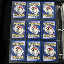 Pokemon Vintage Mixed Lot of Cards Holos Binder Page Magmar EX - Image 2