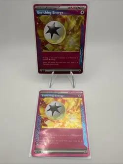 2024 Pokemon Scarlet & Violet Surging Sparks Enriching Energy #191/191 Both Card - Image 1