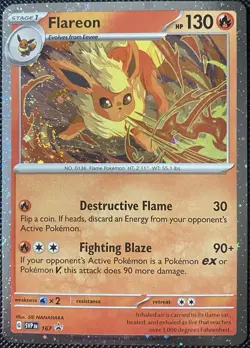 Flareon - 167 (Cosmos Holo) 167 Sv: Scarlet & Violet Promo Cards - Pokemon Card - Image 1