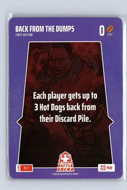 2024 Bo Jackson Battle Arena Play Card SP #PL-7 Back from the Dumps - Image 1