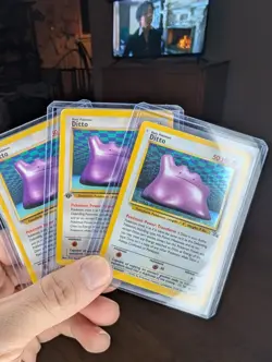 Pokemon Cards - Ditto - Fossil - Set Of 3 - Image 1