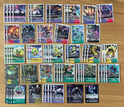 Digimon Card Game TCG Green Yelllow Red Purple Loogamon Kazuchimon Deck Core - Image 1