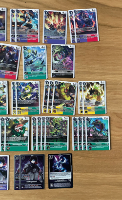 Digimon Card Game TCG Green Yelllow Red Purple Loogamon Kazuchimon Deck Core - Image 4