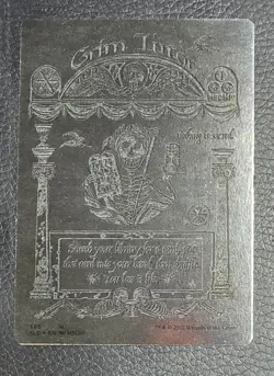 Grim Tutor (Silver Laminate) Secret Lair Drop Foil MTG NM Magic Card - Image 1