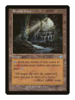 Rhystic Cave MTG Prophecy Ucommon LP Lightly Played Single Card - Image 1