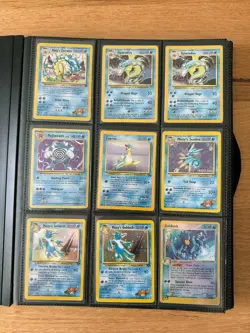 Vintage Pokemon Card Binder Collection - 72 Card Collection WOTC - Image 1