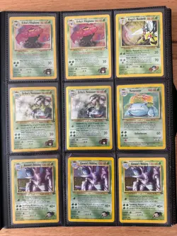 Vintage Pokemon Card Binder Collection - 72 Card Collection WOTC - Image 3