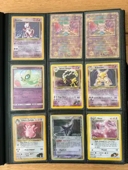 Vintage Pokemon Card Binder Collection - 72 Card Collection WOTC - Image 5