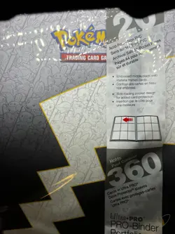 ULTRA PRO Pokemon 9 pocket CELEBRATIONS 'PRO' album Binder-Holds 180-360cards - Image 2