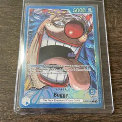 Buggy OP09-042 Leader Parallel One Piece Card Emperors in the New World English - Image 3