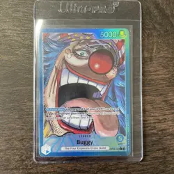 Buggy OP09-042 Leader Parallel One Piece Card Emperors in the New World English - Image 4