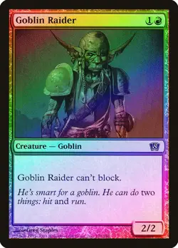Goblin Raider FOIL 8th Edition NM Red Common MAGIC THE GATHERING CARD ABUGames - Image 1