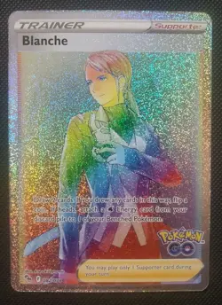Pokemon Go Blanche Secret Rare Rainbow Full Art English, Card 082/078 - Image 1