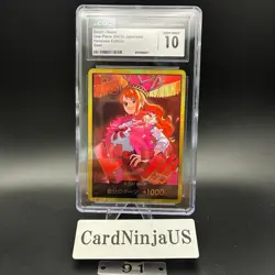 CGC 10 DON!! Nami GOLD EB03 Japanese 91 ONE PIECE Card Heroines Edition US SHIP - Image 1