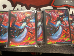 Lot of 5 Packs Charizard Card 65 Sleeves Pokemon Phantasmal Flames UPC New - Image 1