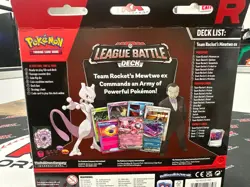 Pokemon League Battle Deck Tean Rocket's Mewtwo EX New Sealed Promo Card Level 3 - Image 3
