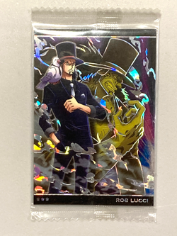 Rob Lucci - SR No.6-17 - One Piece Itajaga Wafer Card Japanese - Image 1