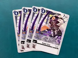 Eater Eve BT22-081 Playset Cyber Eden Digimon Card Game x4 - Image 1