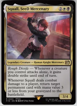 MTG Squall, SeeD Mercenary Normal NM FINAL FANTASY Magic 243 - Image 1