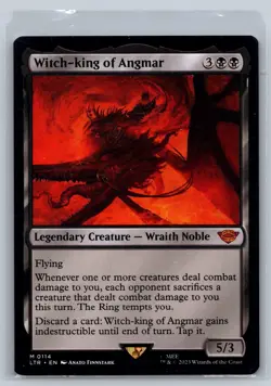 MTG The Lord of the Rings: Tales of Middle-earth #114 Witch-king of Angmar - Image 1
