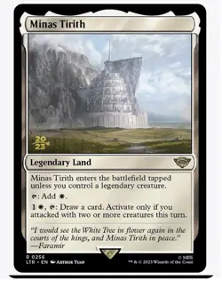 Minas Tirith PRERELEASE FOIL LOTR+10 Random Rares MTG Magic the Gathering - Image 1