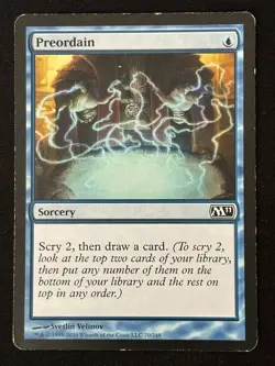 1x MTG Preordain - Magic 2011 (M11) #70 - Magic the Gathering - Image 1