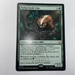 Badgermole Cub (M 167) - MTG Avatar The Last Airbender NEW MINT CONDITION - Image 1