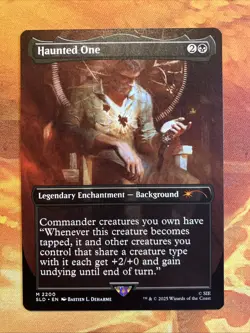 MTG Borderless Haunted One Secret Lair: PlayStation X The Last of Us Part I! - Image 1
