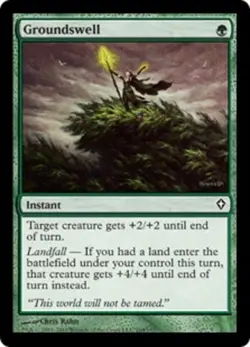 4x Groundswell NM-Mint, English Worldwake MTG Magic - Image 1