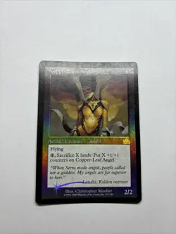 MTG Copper- Leaf Angel- Prophecy- Rare- MP- FOIL - Image 1
