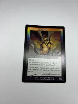 MTG Copper- Leaf Angel- Prophecy- Rare- MP- FOIL - Image 5