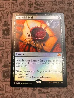 MTG FOIL Imperial Seal - Double Masters 2022 NM - Image 1
